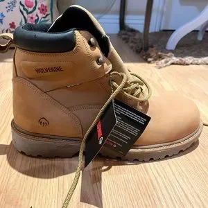 NWT The Wolverine® Floorhand Steel Toe leather work boot size 13M Wheat color Wolverine | Shoes | Nwt The Wolverine Floorhand Steel Toe  main image 2